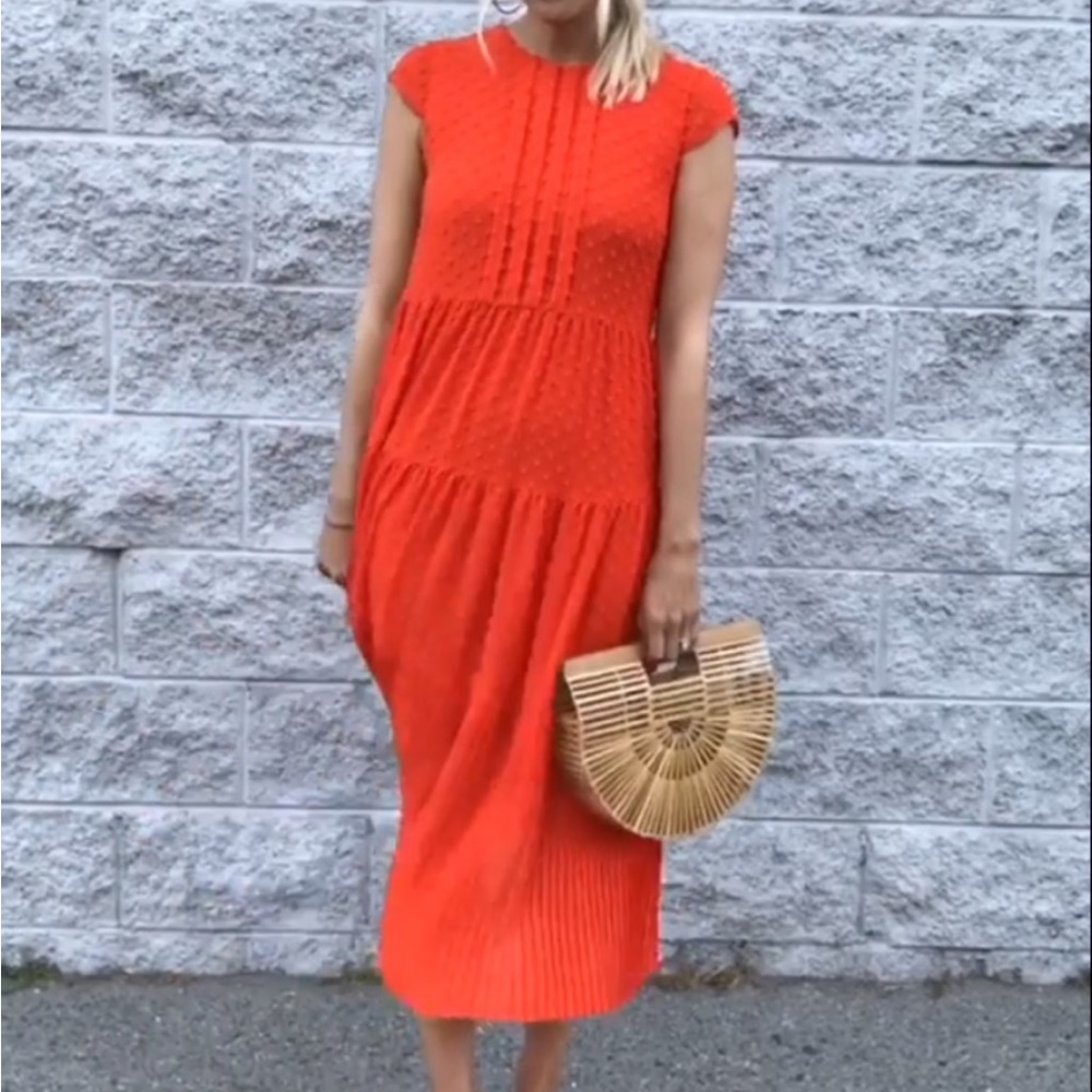 NWT Maje Red Midi dress